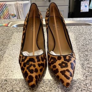 Franco Sarto. Never worn. Size 7 Leopard print heels.